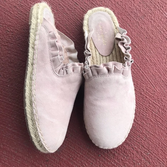NWOB Kate Spade Laila Suede Espadrille Mules - Picture 3 of 5